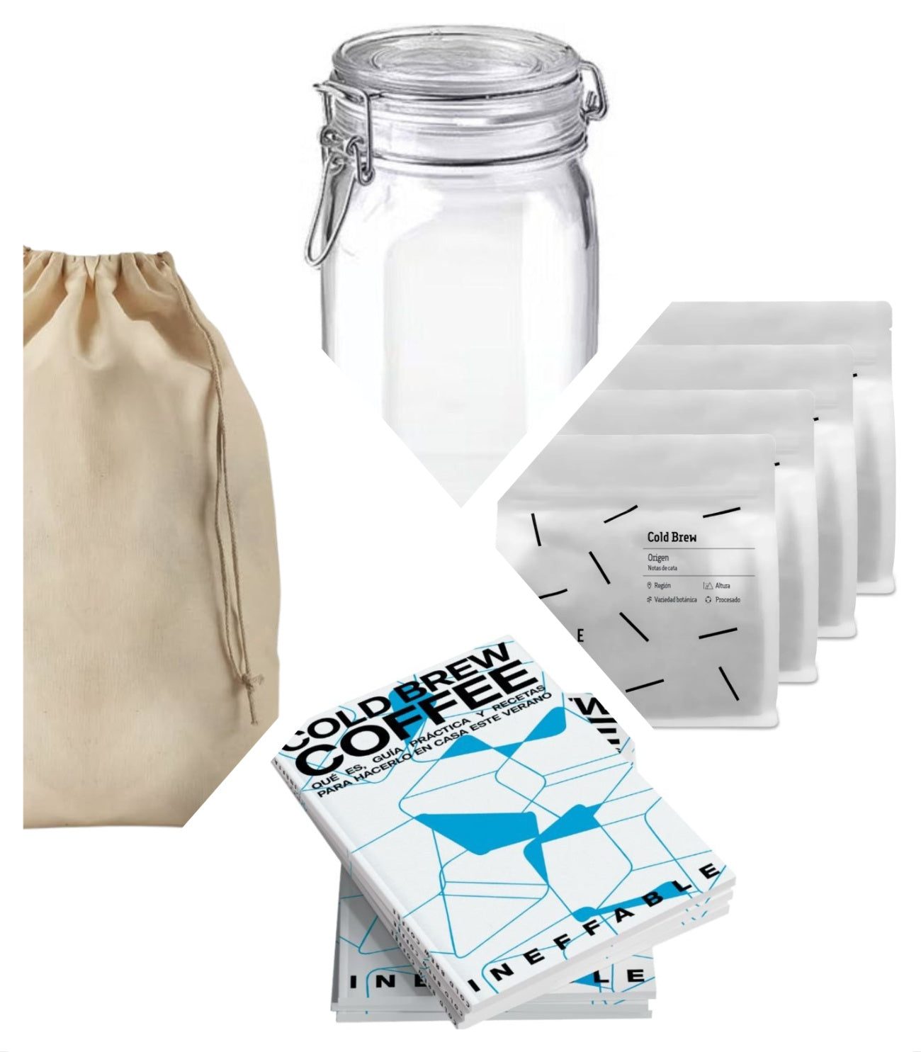 Pack Cold Brew Coffee 4 x 250gr